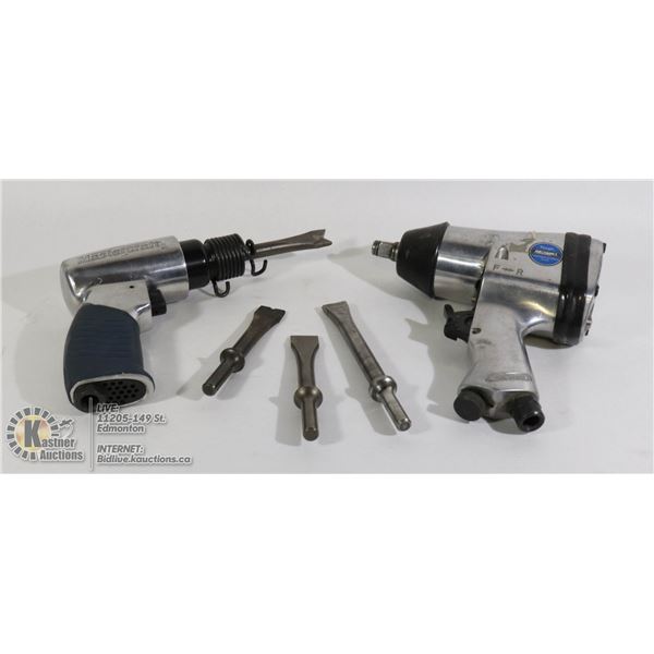PNEUMATIC IMPACT GUN AND AIR CHISEL