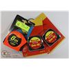 Image 1 : 3 BRAND NEW TAPE MEASURES