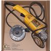 Image 1 : DEWALT GRINDER WITH NEW PACK OF GRINDING DISCS