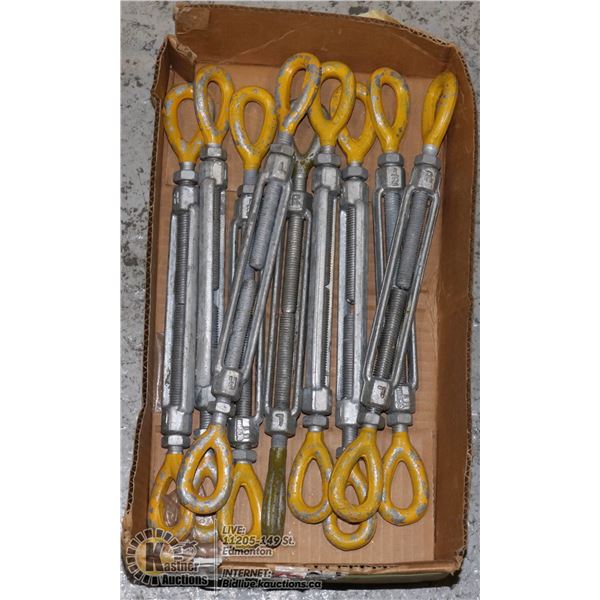 BOX WITH 9 1/2" TURNBUCKLES