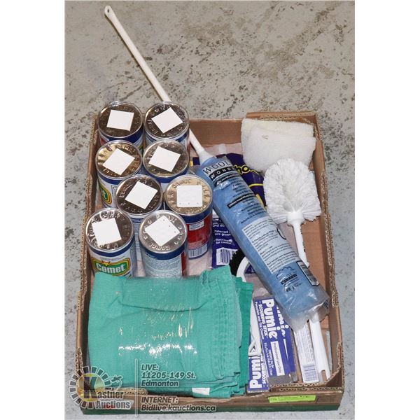 FLAT OF NEW PROFESSIONAL CLEANING SUPPLIES INCLUDES
