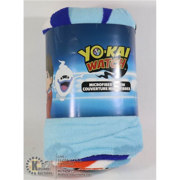 YO KAI WATCH JIBANYAN THROW BLANKET