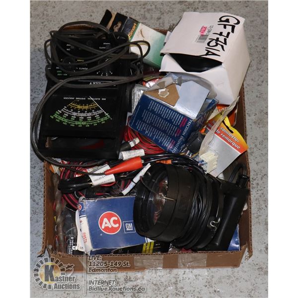 ASSORTED AUTOMOTIVE ITEMS SPARK PLUGS ,