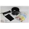 Image 1 : SPORTS SUNGLASSES WITH EXTRA LENSES AND