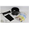 Image 1 : SPORTS SUNGLASSES WITH EXTRA LENSES AND
