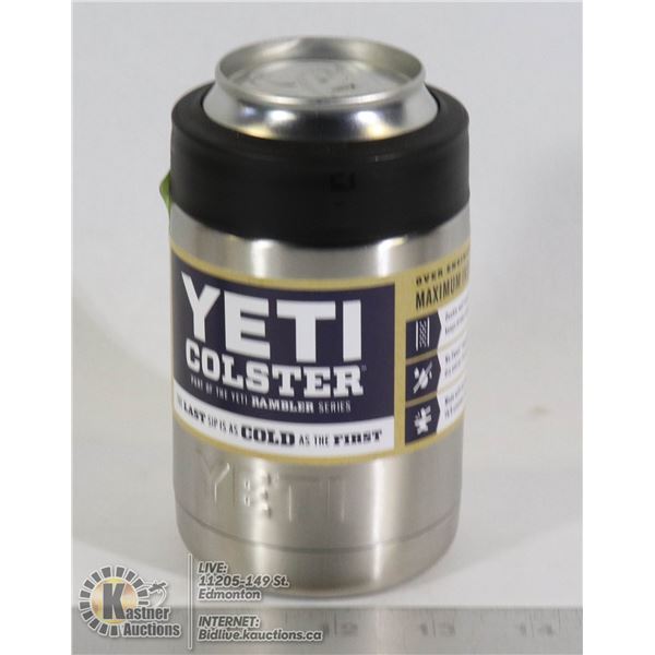 YETI COLSTER INSULATED STAINLESS STEEL NO SWEAT