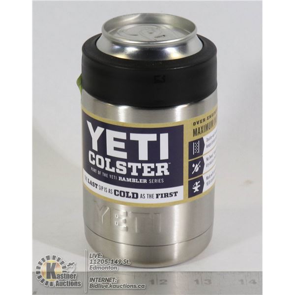 YETI COLSTER INSULATED STAINLESS STEEL NO SWEAT