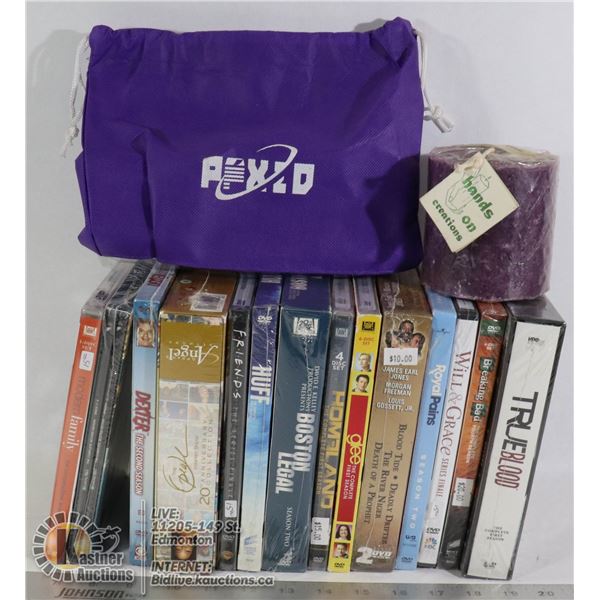 BOX OF NEW SEALED DVD BOX SETS