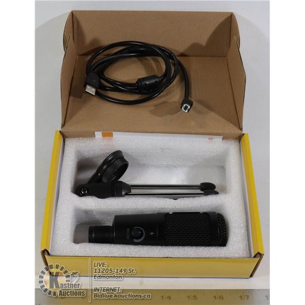 CONDENSER MICROPHONE SOUND RECORDING