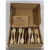 Image 1 : 220PC ECO LOGIC DISPOSABLE WOODEN CUTLERY SET