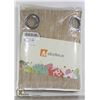 Image 1 : MELODIEUX COFFEE COLOR 2 PANEL CURTAIN SET