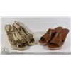 Image 1 : BOX WITH 2 PAIRS OF LADIES SUMMER SHOES -