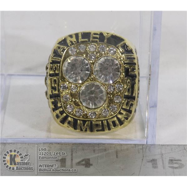 1987 WAYNE GRETZKY OILERS STANLEY CUP RING