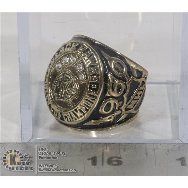 1960 CHICAGO BLACKHAWKS STANLEY CUP RING