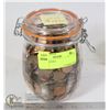 Image 1 : JAR OF PENNIES