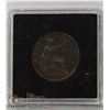 Image 1 : GREAT BRITAIN 1901 VICTORIAN 1/2 CENT COIN