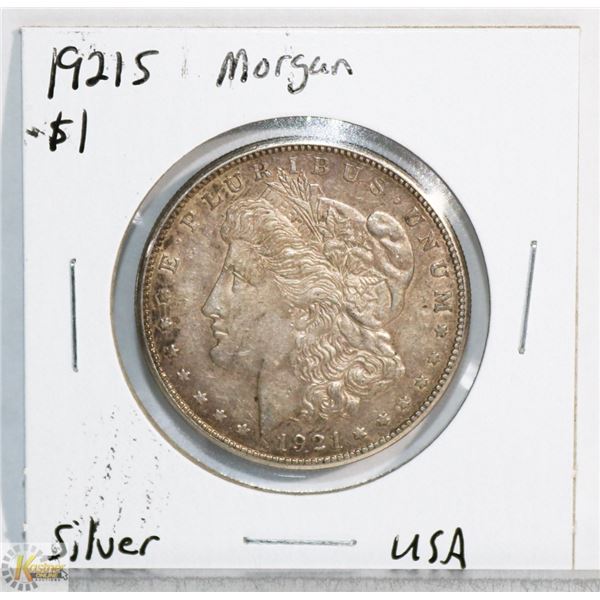 1921 S SILVER USA MORGAN $1 DOLLAR COIN