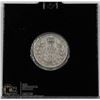 Image 1 : 1921 KING GEORGE V CANADA SILVER 10 CENT COIN