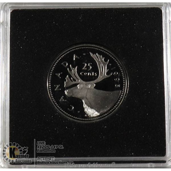 1995 PROOF FINISH CANADA NCLT 25 CENT COIN