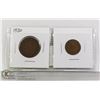 Image 1 : SET OF 2 CANADA 1920 PENNIES, LARGE AND SMALL