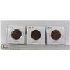 Image 1 : 3-EDWARDIAN CANADA LARGE CENT COINS 1908-1910
