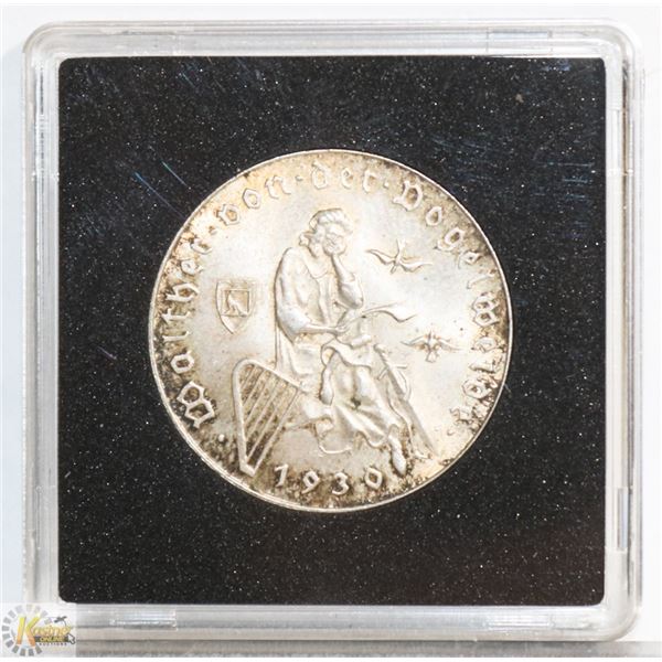 1930 AUSTRIA SILVER 2 SHILLING COIN. UNCIRCULATED