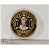 Image 1 : 2015 QUEEN ELIZABETH CORONATION GOLD PLATED CROWN