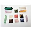 Image 1 : 15)  LOT OF 13 HEALING STONES, INCLUDES