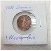 Image 1 : 2)  GERMAN 1939 1 PFENNING COIN