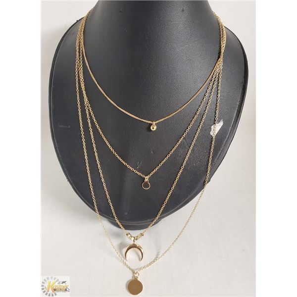 MULTILAYERED WOMEN FASHION CHAIN