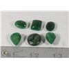 Image 1 : #102-GREEN EMERALD GEMSTONES 63.95ct