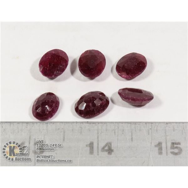 #79-RED RUBY GEMSTONES 50.80ct