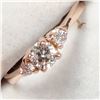 Image 3 : 10K ROSE GOLD DIAMOND(0.3CT,I1,I) DIAMOND