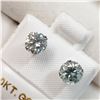 Image 2 : 10K WHITE GOLD MOISSANITE(1.5CT)  EARRINGS