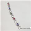 Image 2 : SILVER SAPP,EMERALD,RUBY(8CT)  BRACELET