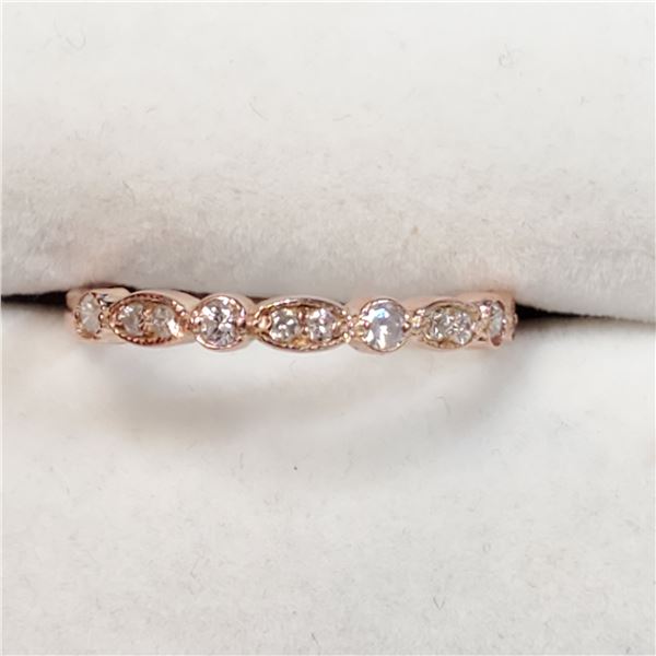 10K ROSE GOLD DIAMOND(0.25CT, I1-I2,G-H)  RING