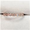 Image 1 : 10K ROSE GOLD DIAMOND(0.25CT, I1-I2,G-H)  RING