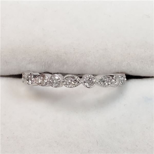 10K WHITE GOLD DIAMOND(0.27CT,I1-I2,G-H) RING