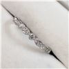 Image 2 : 10K WHITE GOLD DIAMOND(0.27CT,I1-I2,G-H) RING
