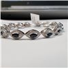 Image 2 : SILVER SAPP(4.3CT)  BRACELET (~LENGTH 7.5"INCHES)