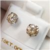 Image 2 : 10K WHITE GOLD MOISSANITE(1.5CT)  EARRINGS