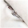Image 2 : PT DIAMOND(0.25CT,SI2,H) "PT950" RING (~SIZE 6)