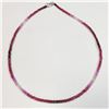 Image 1 : SILVER RUBY(25.74CT)  NECKLACE (~LENGTH 16"INCHES