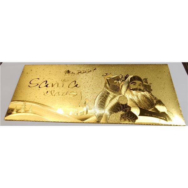 GOLD FOIL CHRISTMAS GIFT ENVELOP ENVELOPE