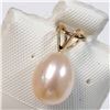 Image 2 : 14K YELLOW GOLD PEARL  PENDANT, MADE IN CANADA
