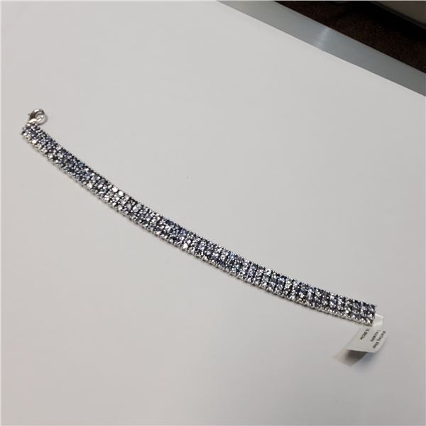 SILVER TANZANITE(10.6CT)  BRACELET