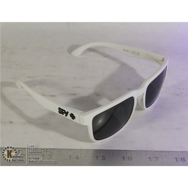 PAIR OF NEW BLACK/WHITE SPY SUNGLASSES