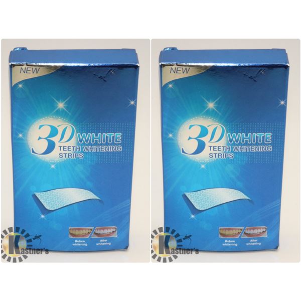 2 BOXES OF ADVANCE TEETH WHITENING STRIPS