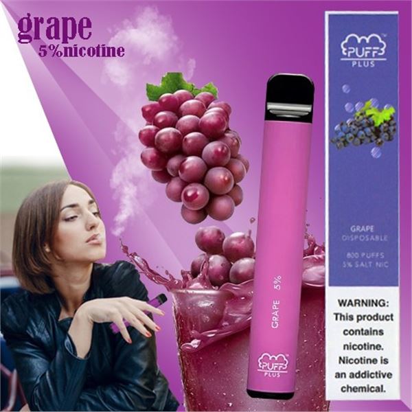 800 PUFFS PLUS E-CIGARETTE GRAPE