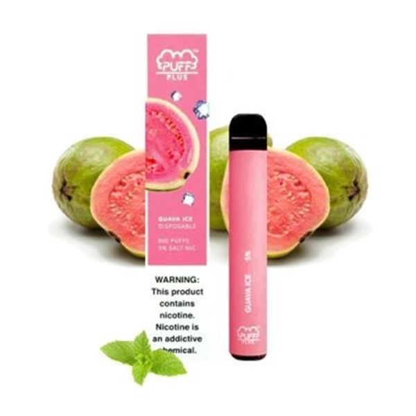 800 PUFFS PLUS E-CIGARETTE GUAVA ICE